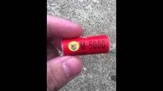 M5000 cracker by world class fireworks [upl. by Notnats]