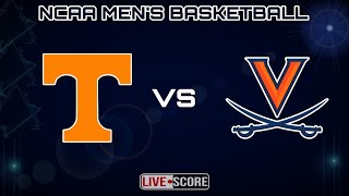 Tennessee vs Virginia  NCAA Mens Basketball Live Scoreboard [upl. by Wheeler]