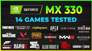 Nvidia GeForce MX330   Test in 14 Games in 2024 [upl. by Navi]