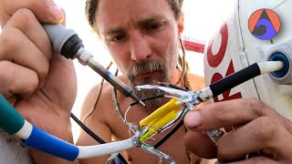 Installing our free Radar on the mast Wildly Intrepid Sailing Ep 50 [upl. by Weide]