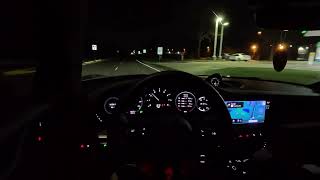 2024 Porsche 911 992 Carrera S Manual with Aerokit and Sport Chrono  4K Night Driving Impressions [upl. by Jermaine589]