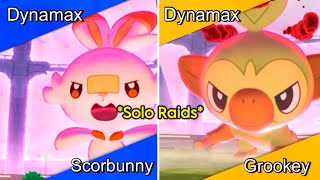 DYNAMAX SCORBUNNY amp GROOKEY solo Max Battles in Pokemon GO [upl. by Haimarej907]