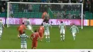 Celtic 9  0 Aberdeen 06112010 Highlights [upl. by Dyolf]