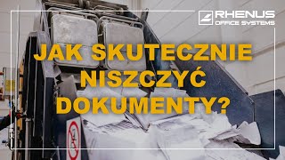 JAK SKUTECZNIE NISZCZYĆ DOKUMENTY ✂️📄 [upl. by Guillemette]