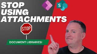 Use Document Libraries not Attachments with SharePoint [upl. by Hayifas]