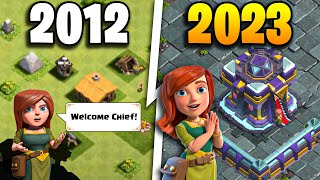 The ENTIRE History of Clash of Clans [upl. by Alyahc]