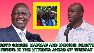 RUTO SCARED HAS MUNGIKI AND MAUMAU CHANTS ROCK CHURCHES IN MTKENYA AS THEY WARN BEFORE TUESDAY❓ [upl. by Island]