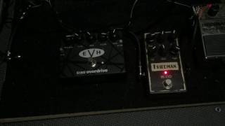 MXR 5150 Overdrive vs Friedman BEOD pedal demo  Metal [upl. by Essiralc198]