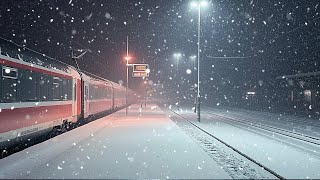 Whirling Wind Sounds amp Fierce Snowstorm Noises┇Harsh Blowing Snow amp Extreme Winter Wind┇White Noise [upl. by Nirac756]