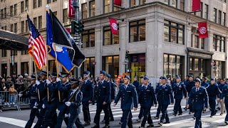 LIVE Veterans Day Parade on 5th Ave New York City [upl. by Atoel]