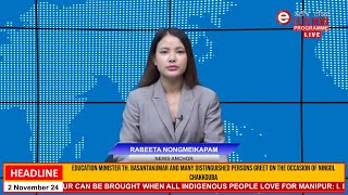 ELITE TV 500 PM Manipuri News  15th November 2024 [upl. by Milli]