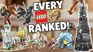 Ranking EVERY Lego Lord of the Rings Set [upl. by Hplodur]