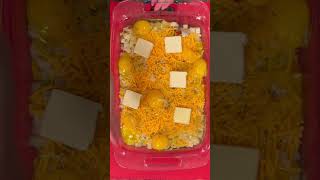 Easy breakfast casserole is so good 😋 breakfast yum recipes cooking casserole [upl. by Sinnelg]