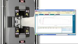 Testing Steel Bar with an AutoX750 Extensometer [upl. by Poll]