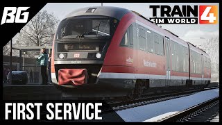 Beautiful Train Ride thru Germany First Look  Train Sim World 4 [upl. by Doti299]