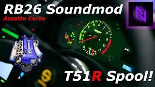 T51R RB26 Soundmod Release  Install Tutorial for Antilag and Limiter  Assetto Corsa [upl. by Eul]