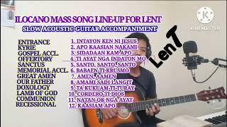 Ilocano Catholic Mass Song Lineup For Lent  Acoustic Guitar Entrance to Recessional [upl. by Kennett]