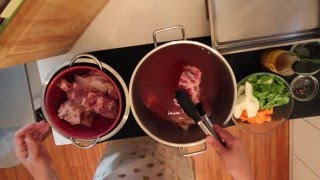 Beef Bone Broth Recipe  Cooking a delicious nutritious broth step by step [upl. by Nalced868]