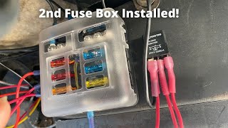 Vlog 22 Accessory Fuse Box Installed in the Chevelle [upl. by Goss]