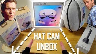 HAT CAM Unboxing of Meta Quest 3S amp Accessories [upl. by Iny]