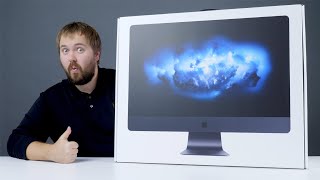 Распаковка iMac Pro  самого мощного компьютера Apple в истории [upl. by Nnylf]