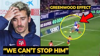 Griezmann REACTION to Greenwood after involved goal for Getafe vs Atletico Madrid  Man United News [upl. by Eisnil]