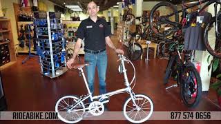 New First Review of Dahon Boardwalk D7 Classic folding bicycle [upl. by Epolenep]