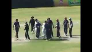 Fight in a local Cricket Match in India [upl. by Candis74]