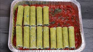 Spinach amp Ricotta cannelloni recipe  serves 5 [upl. by Mij]