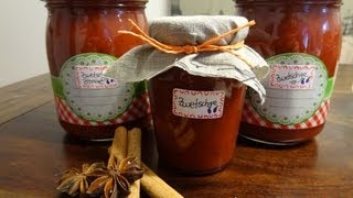 DIY ZwetschgenMarmelade selbst einkochen mit dem Thermomix [upl. by Colier9]