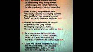 Awit sa Pagaalay ng BulaklakTuhog na Bulaklak [upl. by Otcefrep854]