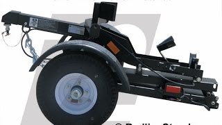 Stinger Folding Motorcycle Trailer by RedlineStandscom [upl. by Yelssew]