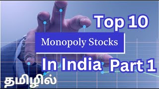 Top 10 Monopoly Stocks in India  Part 1 [upl. by Eelarac]