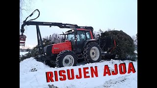 RISUJEN AJOA 2021  Valtra 6650 Hitech  Hakki [upl. by Baron]