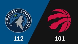 Toronto Raptors 101 Minnesota Timberwolves 112 Highlights October 26 202425 NBA Season [upl. by Martens513]