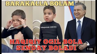 BU BOLAKAY HAMMANI LOL QOLDIRDI KORING BUNDAY BOLALAR BIZGA KERAK [upl. by Acired]