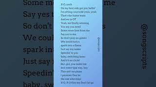 XO Only If You Say Yes English Ver  lyrics edit newmusic youtubeshort enhypen shortsfeed [upl. by Nalod]