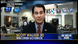 Wisconsin Governor Trying to Bridge 36 B Budget Shortfall [upl. by Jehovah]