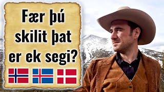 Old Norse  Can Norwegian Danish and Icelandic speakers understand it JacksonCrawford [upl. by Nialb]