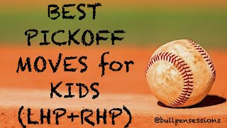 BEST PICKOFF MOVES for KIDS [upl. by Strang]