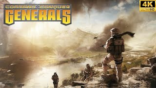 Command amp Conquer Generals in 4K  Modern Warfare Classic Strategy Part 2 USA [upl. by Shelley]