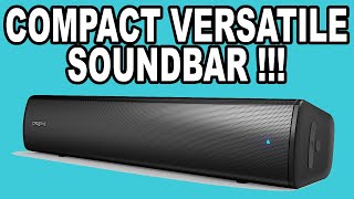 Creative Stage Air V2 Compact UnderMonitor Soundbar Review [upl. by Pussej104]