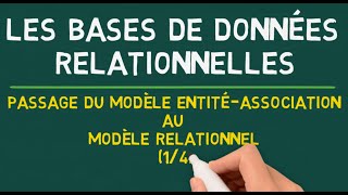 Bases de Données Relationnelles  Passage du Modèle EntitéAssociation au Modèle Relationnel 14 [upl. by Karilla]