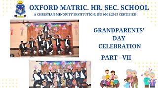 GRANDPARENTS DAY 2023  PART VII  OXFORD MATRIC HR SEC SCHOOL  TENKASI [upl. by Geraldine668]