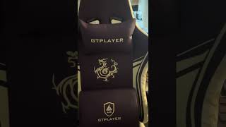 Overview of the GTPLAYER Gaming Chair with Bluetooth Speakers and Footrest [upl. by Ahsykal]