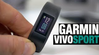 Garmin VIVOSPORT im Test Der günstige EinsteigerFitnesstracker mit GPS und Herzfrequenz [upl. by Ymaral]