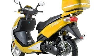 Chinese ScootersPeace Sport 150cc review [upl. by Atoiganap202]