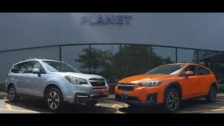 2018 Forester vs 2018 Crosstrek [upl. by Ewen]