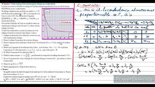 Exercice de suivi temporel dune transformation chimique par conductance  Prof lhoucein BDarija [upl. by Akihsal]