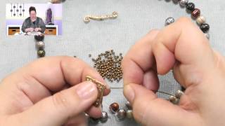 Stringing Basics Make a Single Strand Necklace or Bracelet [upl. by Zoldi744]